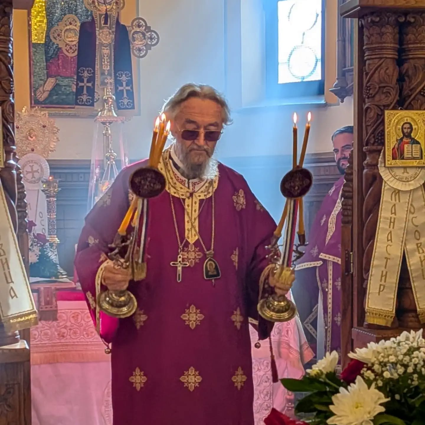 Света архијерејска Литургија и молитвени помен јеромонаху Митрофану — фотографија 14
