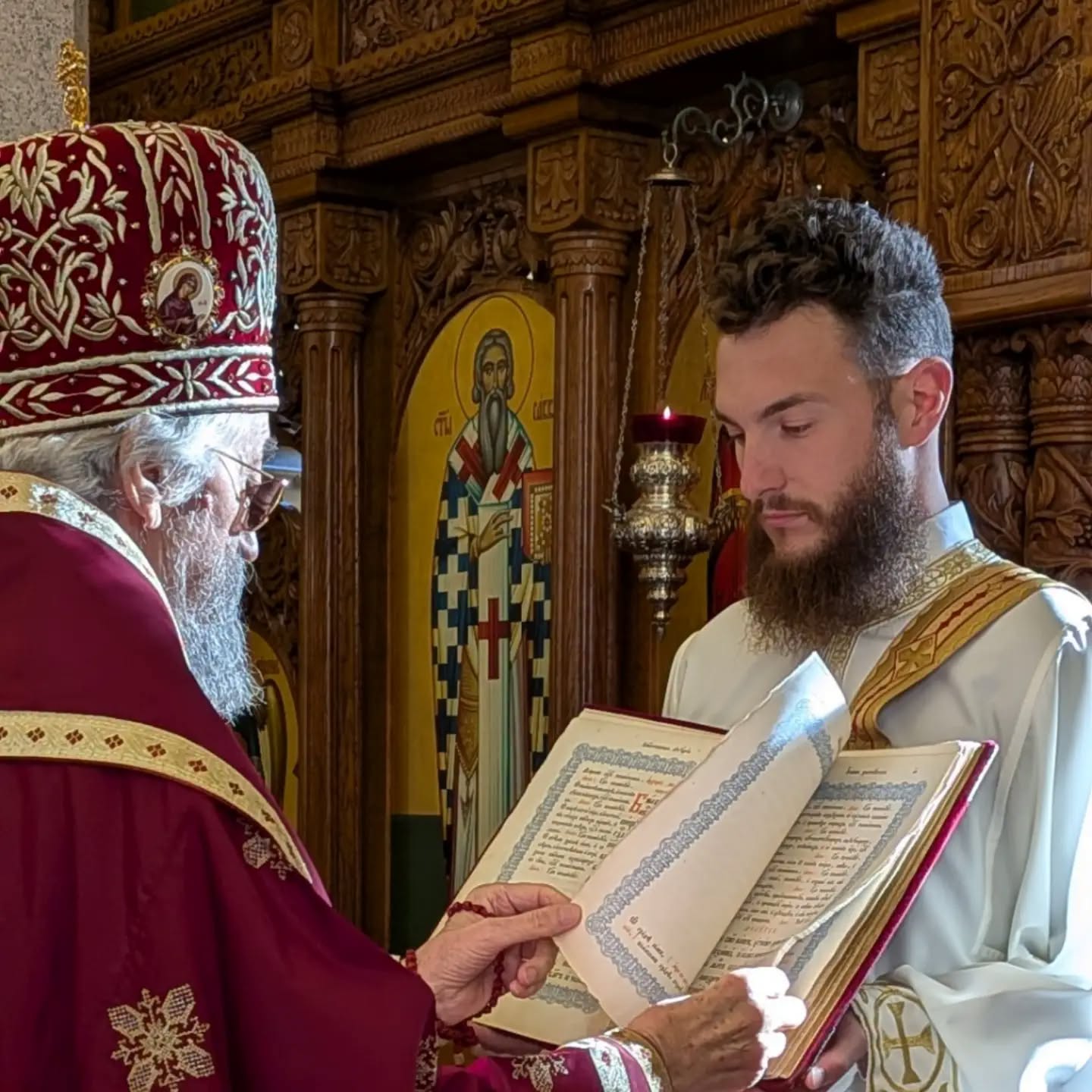 Света архијерејска Литургија и молитвени помен јеромонаху Митрофану — фотографија 13