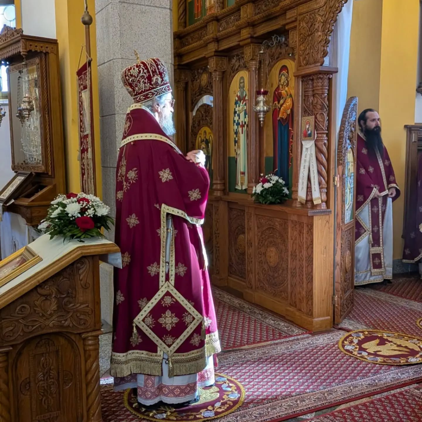 Света архијерејска Литургија и молитвени помен јеромонаху Митрофану — фотографија 2